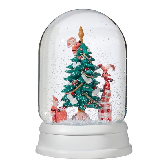 JILLIAN HARRIS X CANVAS CHRISTMAS TREE SNOW GLOBE 11 X 11 X 16CM - Picture 1 of 3